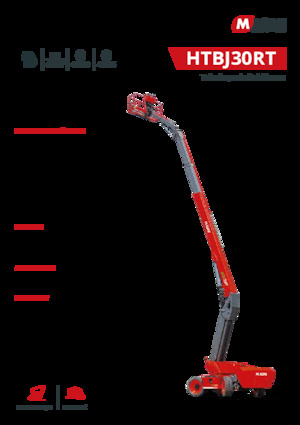 Piattaforme aeree telescopiche gommate MAGNI HTBJ30RT