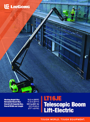 Piattaforme aeree telescopiche gommate Liugong LT16JE