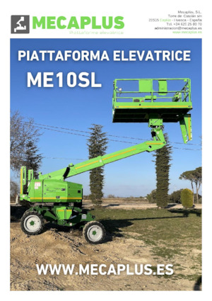 Piattaforme aeree telescopiche gommate Mecaplús ME10SL