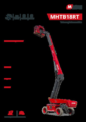 Piattaforme aeree telescopiche gommate MAGNI MHTB18RT
