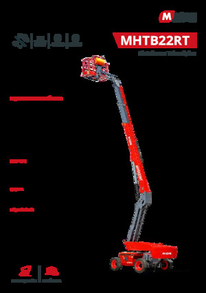 Piattaforme aeree telescopiche gommate MAGNI MHTB22RT