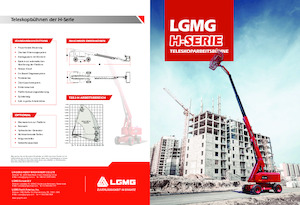 Piattaforme aeree telescopiche gommate LGMG  T22J-H