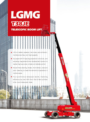 Piattaforme aeree telescopiche gommate LGMG  T38JE