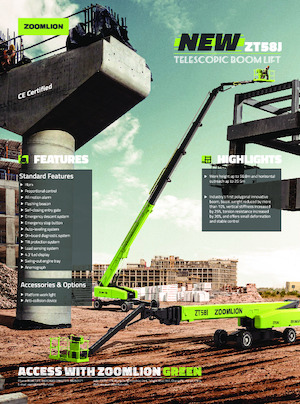 Piattaforme aeree telescopiche gommate Zoomlion ZT58J