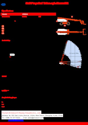 Piattaforme aeree telescopiche gommate Sinoboom GTBZ22J