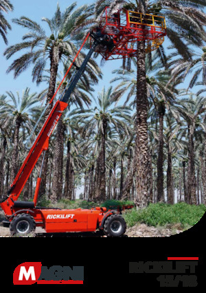 Piattaforme aeree telescopiche gommate MAGNI Ricklift 15