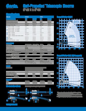 Piattaforme aeree telescopiche gommate Genie S-85