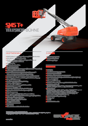 Piattaforme aeree telescopiche gommate Skyjack SJ 45 T+