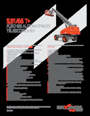 Piattaforme aeree telescopiche gommate Skyjack SJ 66 T+