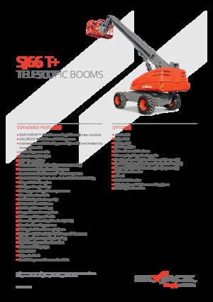 Piattaforme aeree telescopiche gommate Skyjack SJ 66 T+
