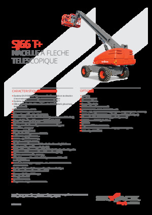 Piattaforme aeree telescopiche gommate Skyjack SJ 66 T+