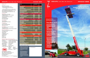 Piattaforme aeree telescopiche gommate MEC TITAN BOOM 60-S