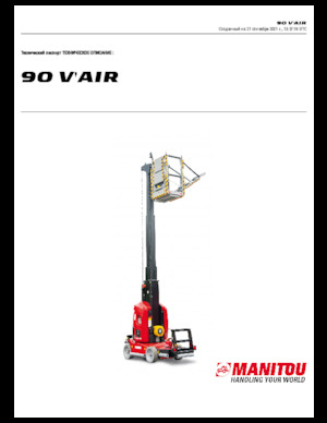 Piattaforme aeree verticali Manitou 90 V´Air