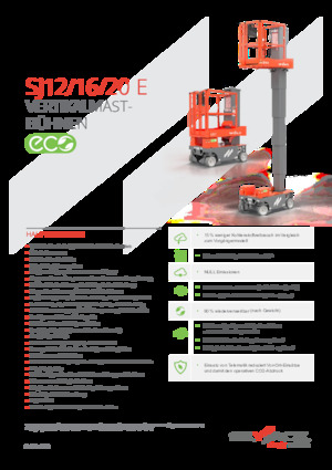 Piattaforme aeree verticali Skyjack SJ 12 E