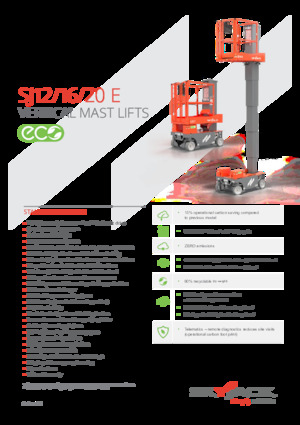 Piattaforme aeree verticali Skyjack SJ 12 E