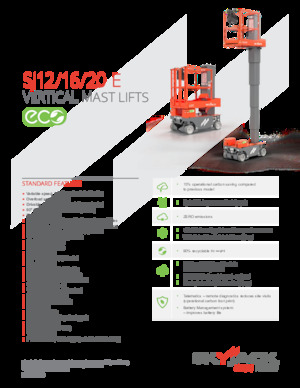 Piattaforme aeree verticali Skyjack SJ 20 E