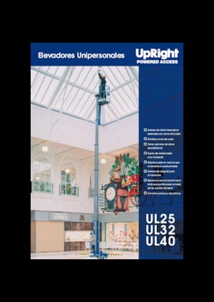Piattaforme aeree verticali UpRight UL 32 DC