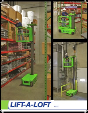 Piattaforme aeree verticali Lift-A-Loft Vertex 