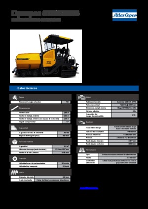 Finitrici stradali gommate Dynapac SD 2500 WS