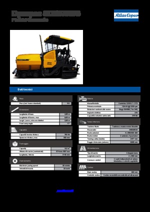 Finitrici stradali gommate Dynapac SD 2500 WS