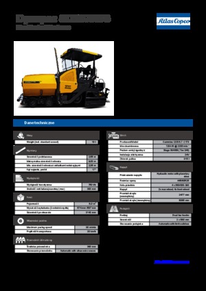 Finitrici stradali gommate Dynapac SD 2500 WS