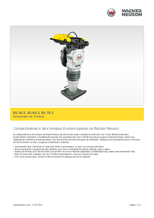 Costipatori Diesel e Benzina Wacker BS 60-2, 11