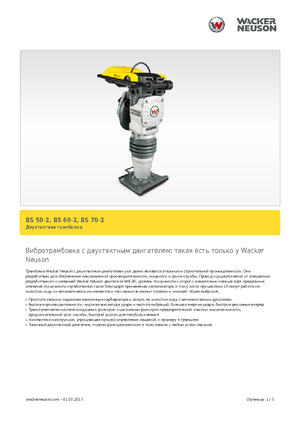 Costipatori Diesel e Benzina Wacker BS 60-2, 11