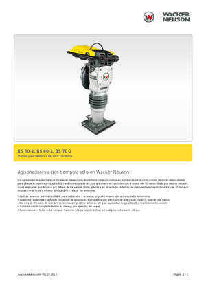 Costipatori Diesel e Benzina Wacker BS 60-2, 11