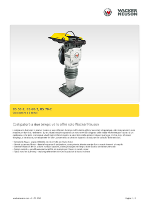 Costipatori Diesel e Benzina Wacker BS 60-2, 11