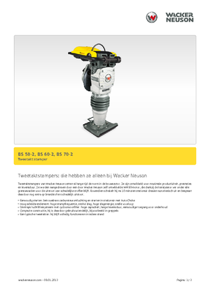 Costipatori Diesel e Benzina Wacker Neuson BS60-2 11