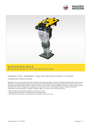 Costipatori Diesel e Benzina Wacker BS 50-2i 11