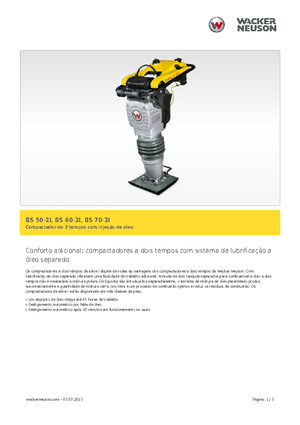 Costipatori Diesel e Benzina Wacker BS 70-2i 11