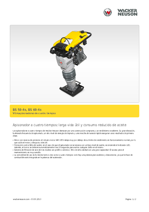 Costipatori Diesel e Benzina Wacker Neuson BS 60-4 As 11