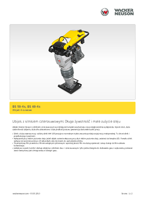 Costipatori Diesel e Benzina Wacker Neuson BS 60-4 As 11
