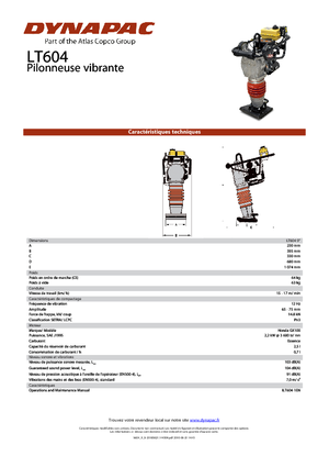 Costipatori Diesel e Benzina Dynapac LT 604-9