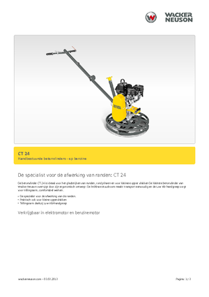 Lisciatrici Wacker Neuson CT 24-4 A