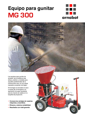 Spruzzatrice di calcestruzzo Arnabat MG 300