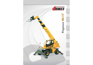 Sollevatori telescopici con torretta girevole Dieci Pegasus 40.17