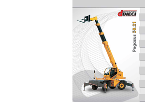 Sollevatori telescopici con torretta girevole Dieci Pegasus 50.21