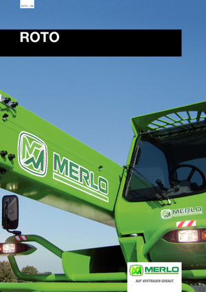 Sollevatori telescopici con torretta girevole Merlo Roto 38.16