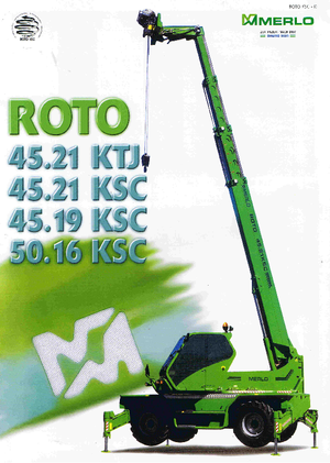 Sollevatori telescopici con torretta girevole Merlo Roto 45.21 KSC