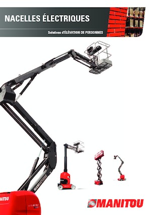 Piattaforme aeree verticali a pantografo su ruote Manitou 100 SEC