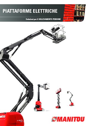 Piattaforme aeree verticali a pantografo su ruote Manitou 140 SC