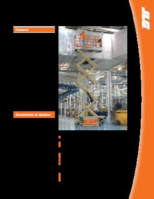 Piattaforme aeree verticali a pantografo su ruote JLG 2630 ES