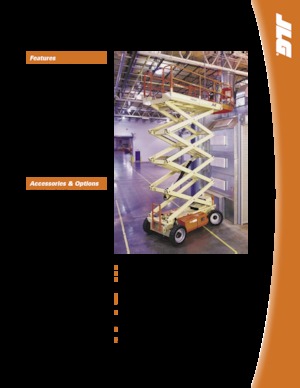 Piattaforme aeree verticali a pantografo su ruote JLG 4069LE