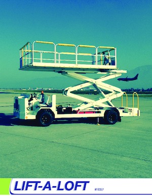 Piattaforme aeree verticali a pantografo su ruote Lift-A-Loft APX20