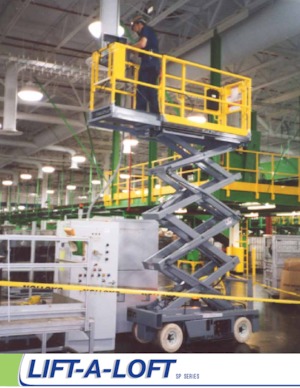 Piattaforme aeree verticali a pantografo su ruote Lift-A-Loft SPN20