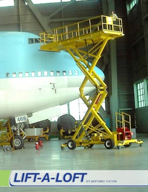 Piattaforme aeree verticali a pantografo su ruote Lift-A-Loft SPX32 