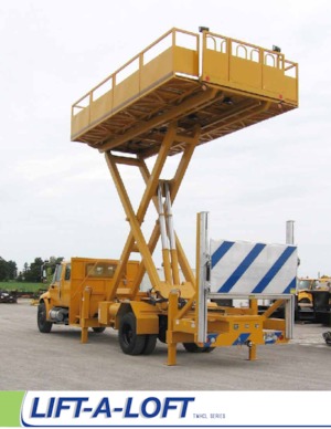 Piattaforme aeree verticali a pantografo su ruote Lift-A-Loft TMHCL