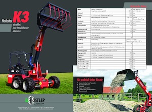 Mini caricatore frontale Ostler K3